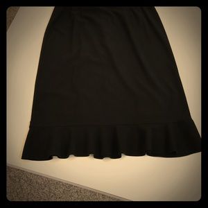 Black skirt with flounce size 12